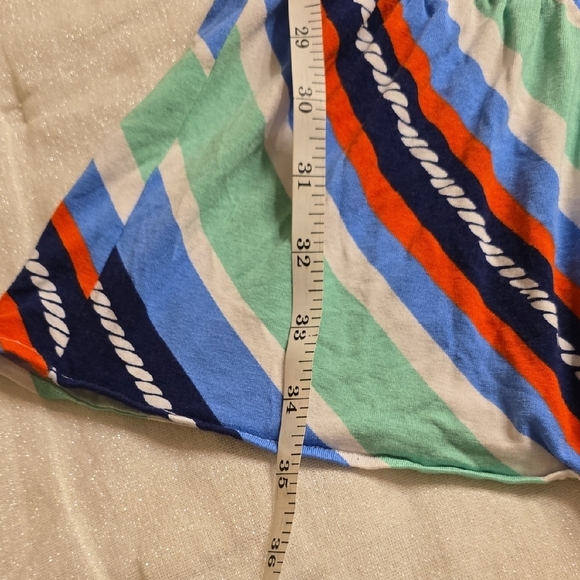 Lilly Pulitzer Blue and Orange Striped Maxi Dress - Picture 8 of 10